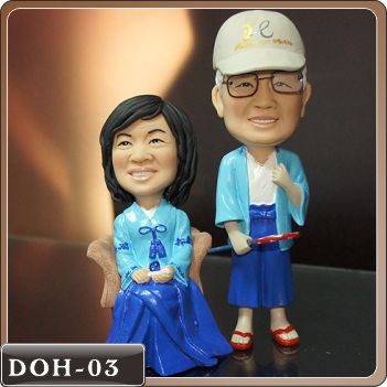 DOH-03 週年禮物 爺爺奶奶公仔